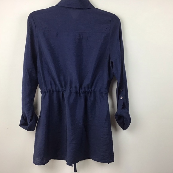 Jacket, Overblouse, SP, Navy - Picture 3 of 5